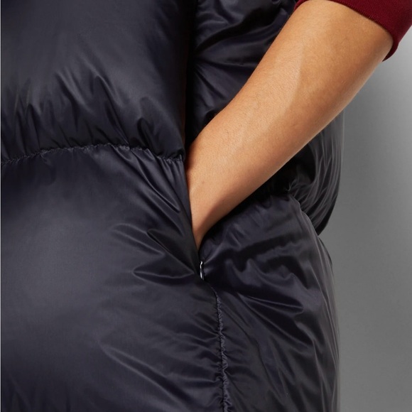 Tommy Hilfiger sleeveless puffer long coat women’s vest size S. Oversized - Picture 7 of 16